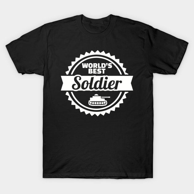 World's best Soldier T-Shirt by Designzz